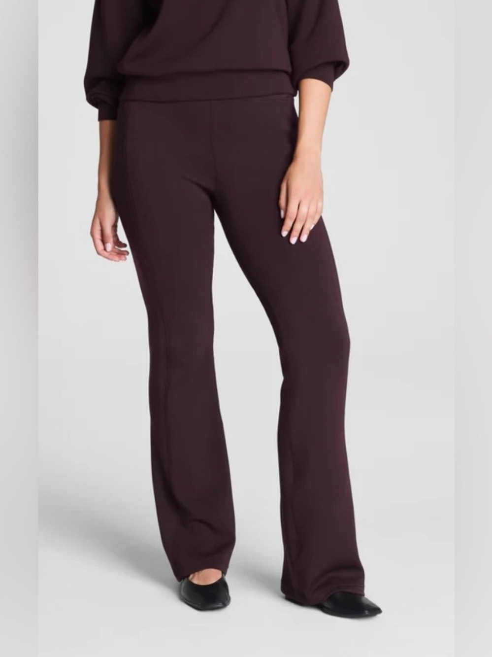 Spanx shape wear Flare Truffle Brown wide waistband size small